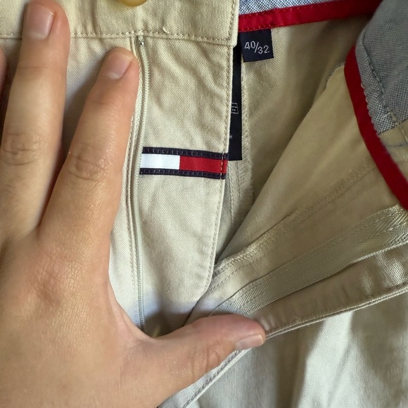 Men’s 40x32 Khaki Tommy Hilfiger Business Casual Dress Pants - Picture 4 of 6